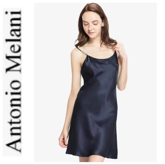 Antonio Melani Satin Chemise Slip